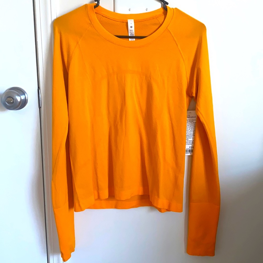 NWT LULULEMON SWIFTLY TECH LS 2.0 RACE* 💫 CLEMENTINE 8